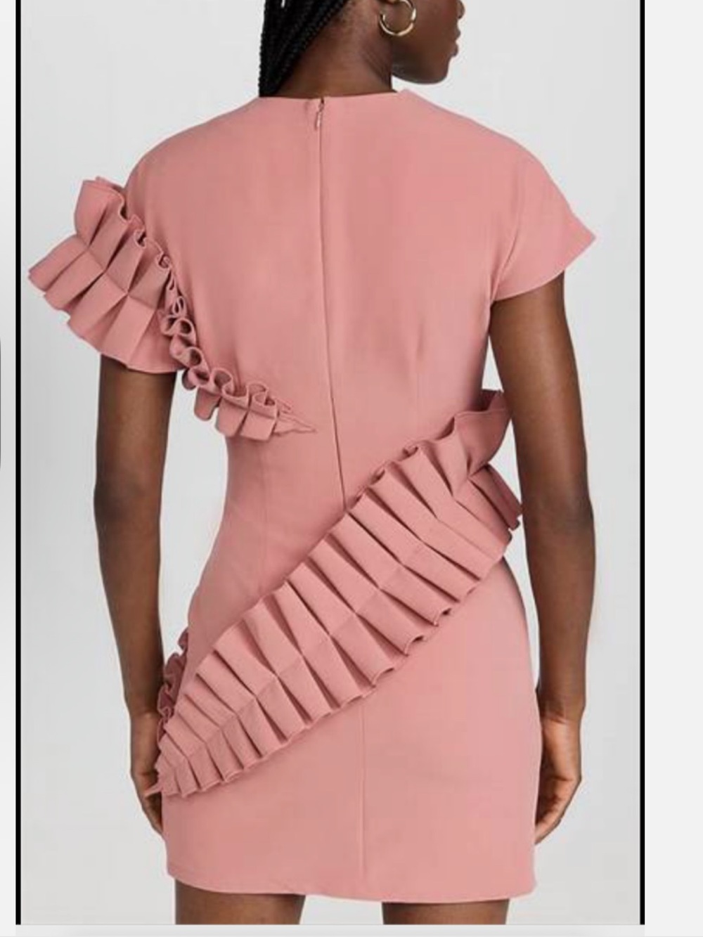 ANDREA IYAMAH Elegant Ruffle-Detail Mini Dress - Picture 15 of 16